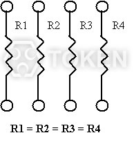  (RCA) 排列式貼片電阻電路圖