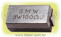 電力型繞線封裝電阻器 (SMW) 表面貼裝