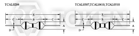 (TCAL) 色環電感 色碼電感 編帶尺寸
