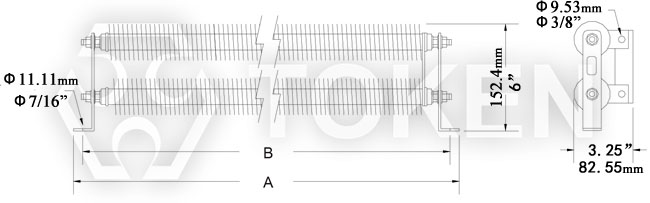 (DRE-G2) 圓形板式電阻器尺寸