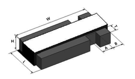 四端子贴片电阻尺寸 (LRF)