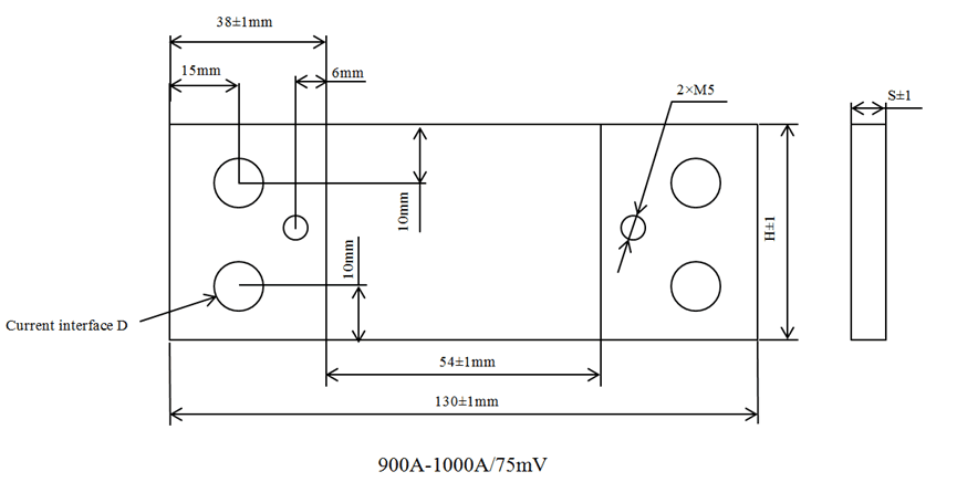 (FLW) Type (900A-1000A) Electron Beam Welding Shunt Resistors