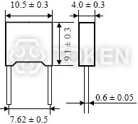 (UPR) Wider Ohmic Range Dimensions (Unit: mm)