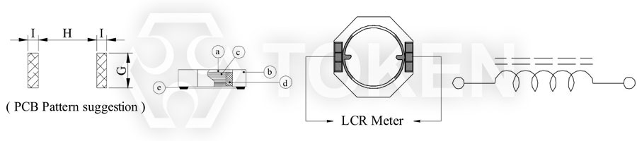 SMD power winding inductor (TPUME) Dimensions