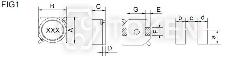 Shielded Large Current (TPSRH) Dimensions