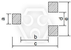 SMD wirewound power inductor (TPSPC) Pad size