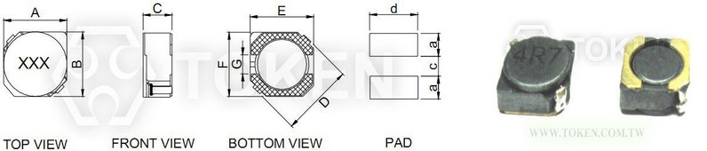 (TPSRH-3D16~6D38) Dimensions