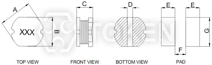 SMT Unshielded (TPUA) Dimensions