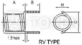 空心线圈/弹簧线圈 (TCAC) 结构图