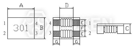 (TCPSEH) 尺寸结构图